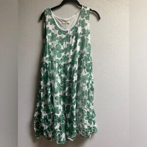 Bellambia  Made in Italy silk blend summer floral dress Sz S